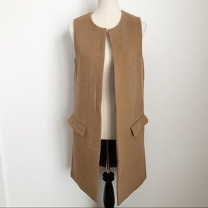 The Limited • Wool Camel Duster • Size Small